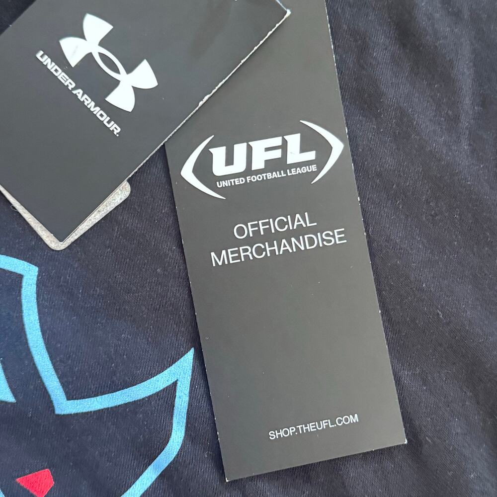 Under Armour UA Arlington Renegades UFL Fan Tshirt Logo Women Medium - Picture 6 of 11